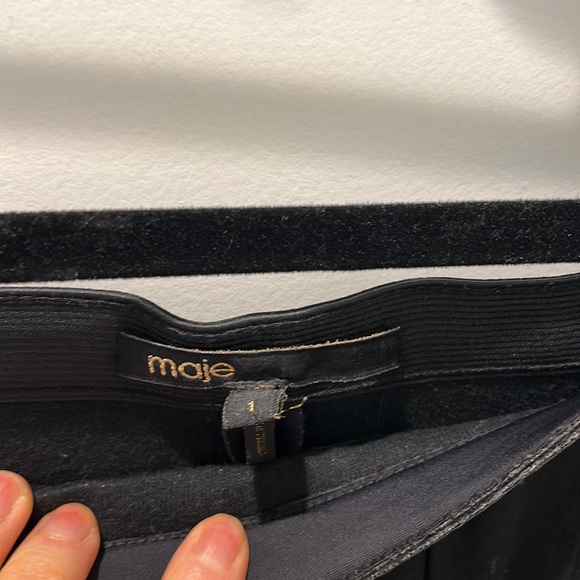 Black maje mini skirt - Picture 3 of 5